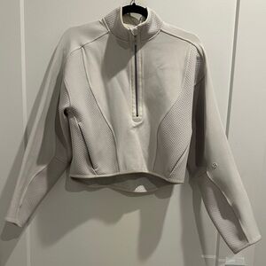 lululemon athletica Gray Quarter-Zip Sweatshirt